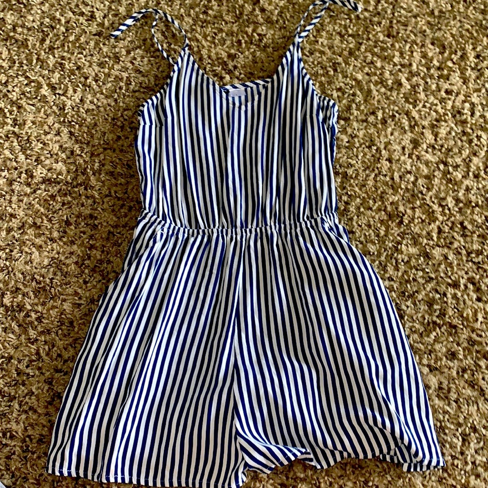 Stripped romper